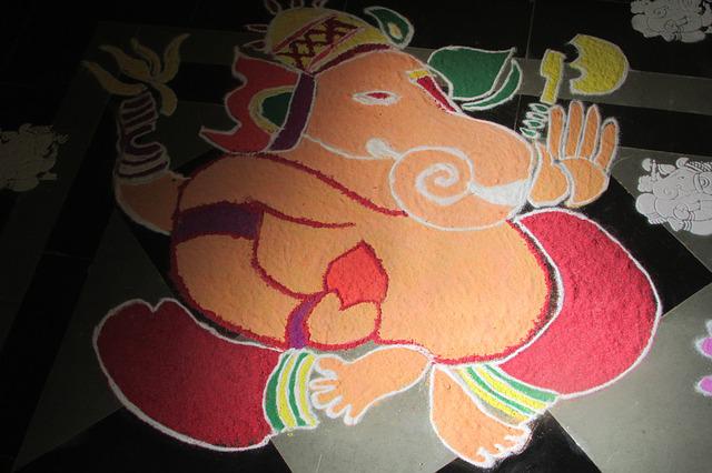 toile decorative Ganesh
